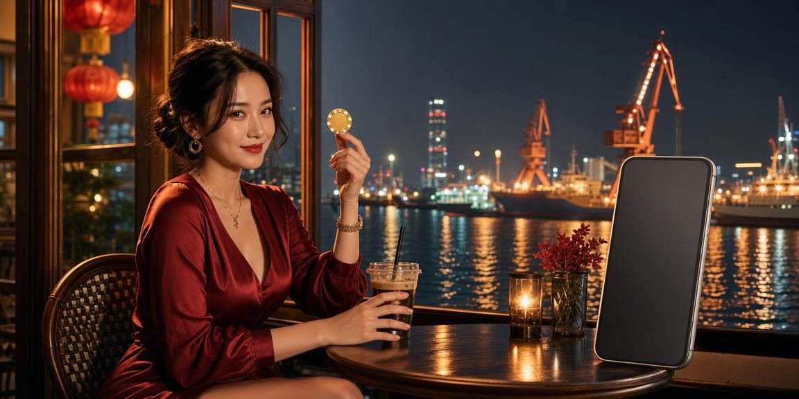 Người dùng tại Hải Phòng sử dụng điện thoại để tham gia casino trực tuyến bên ly cà phê