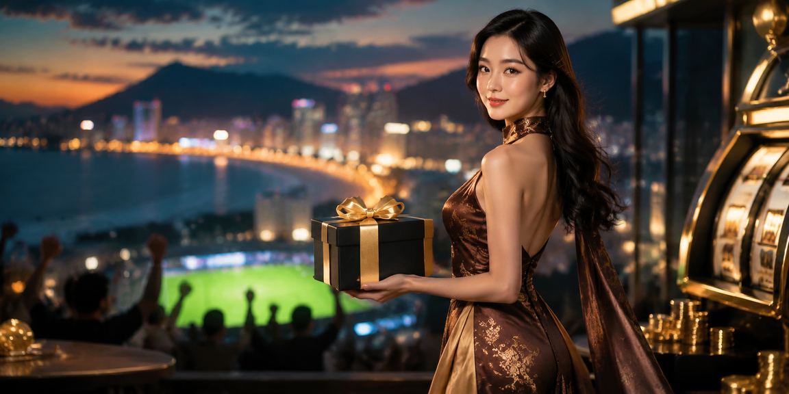 Người dùng Quy Nhơn thử nghiệm slot game qua điện thoại trong trang phục áo dài